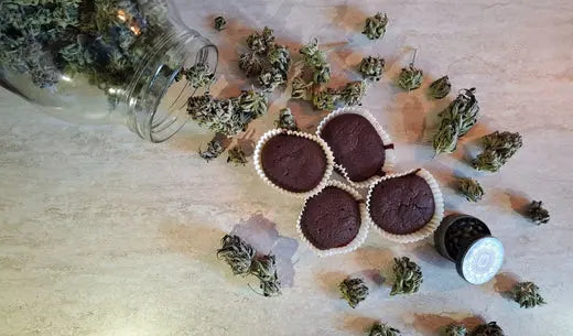 Hash Brownies mit Cannabis Blüten selber Backen
