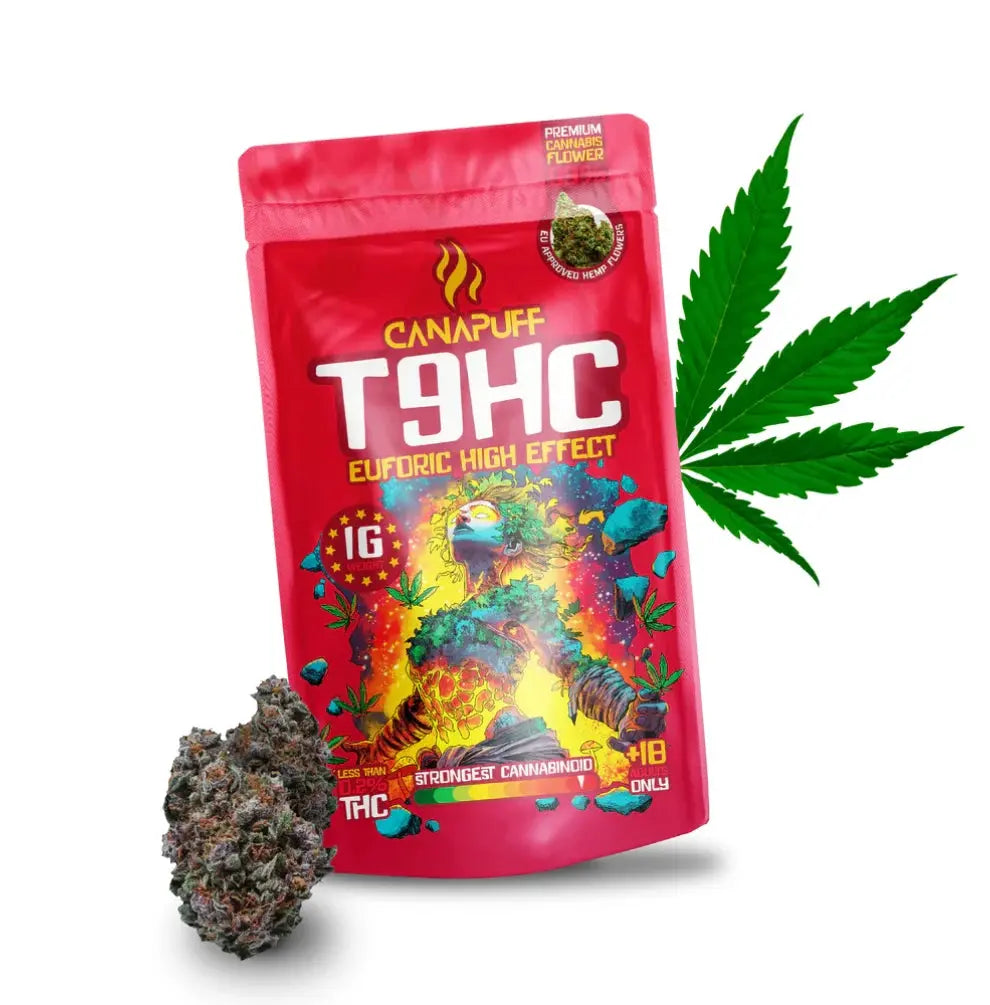 Canapuff Euforic T9HC Verpackung – 1 g, 99 % T9HC, laborgeprüft