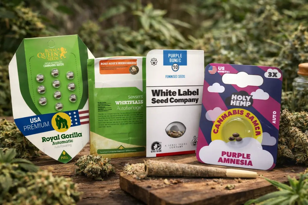 Cannabissamen kaufen - große Auswahl an Autoflower, feminisierten und CBD Samen für Homegrow