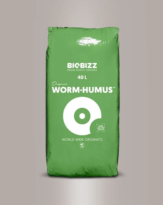 BioBizz Worm Humus 40L 100% organischer Wurmkompost zur Substratverbesserung