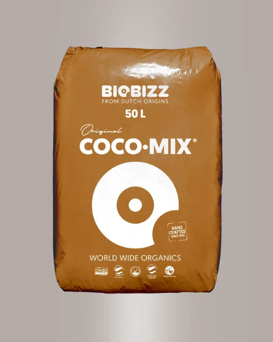 BioBizz Coco-Mix, 100% organisches Kokossubstrat mit Perlite, 50 Liter Sack