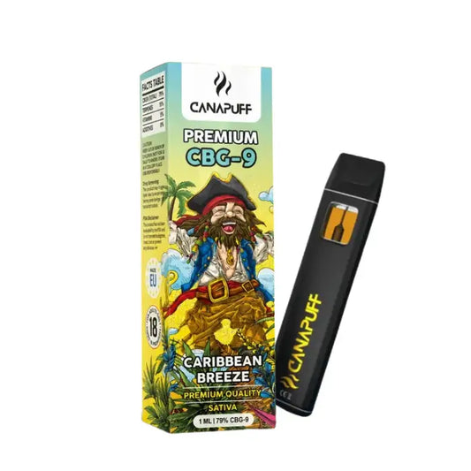 Canapuff Premium CBG9 Vape Caribean Breeze 1ml