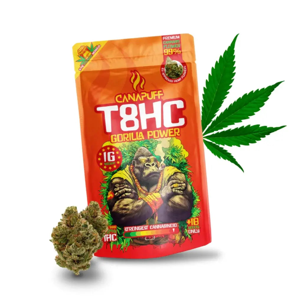 Canapuff T8HC Blüten Gorilla Power 99%