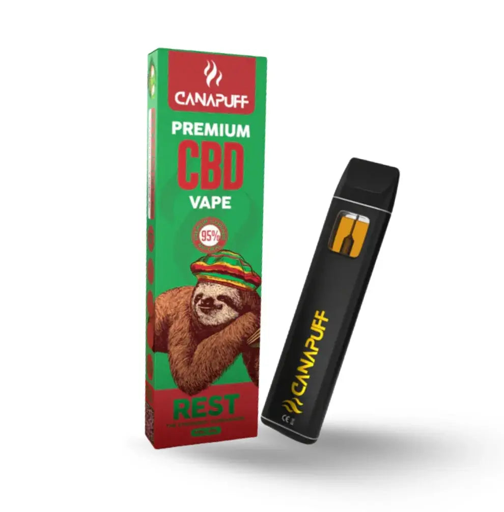Canapuff CBD Vape REST 95% 1ml Einweg Vape Pen reines CBD kein THC laborgeprüft