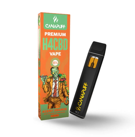 Agent Orange Vape 96% H4CBD  Einweg Vape Canapuff