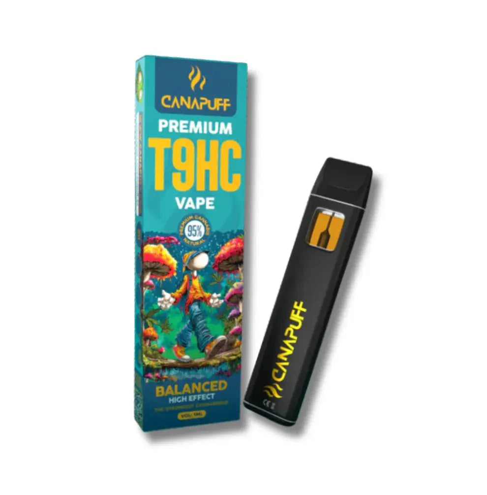 Canapuff T9HC Vape Balanced 95% 1ml Einweg Vape exotisch zitrisch kräuterig 300-400 Puffs