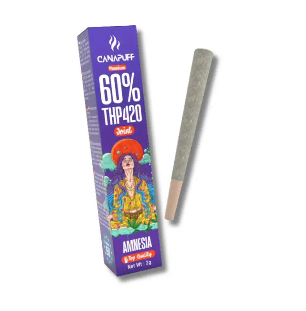 Canapuff THP420 Joint Amnesia 60% 2g vorgedrehter Pre-Roll Pfeffer Fenchel Kräuter Aroma