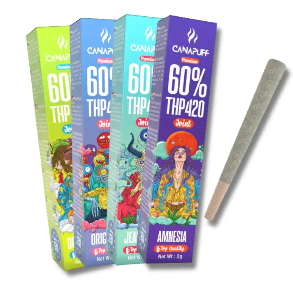 THP420 Joint Bundle 4x 60% - Premium Sortenmix CanaPuff THP420 Joints