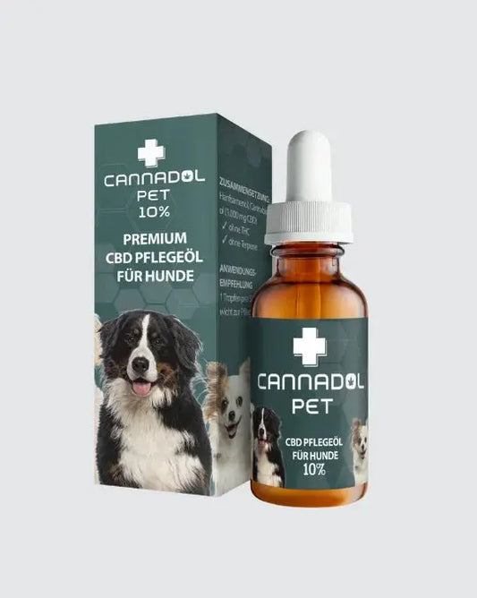 Cannadol Pet 10% Premium CBD Öl für Hunde – (10 ml)
