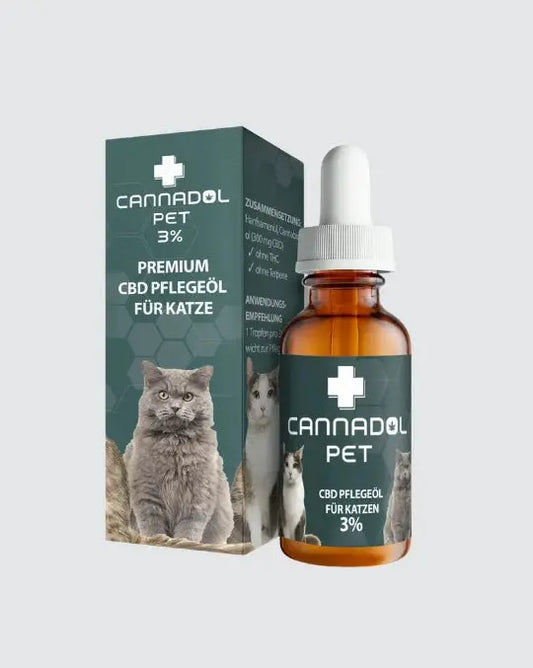 Cannadol Pet 3% Premium CBD Öl für Katzen – (10 ml)
