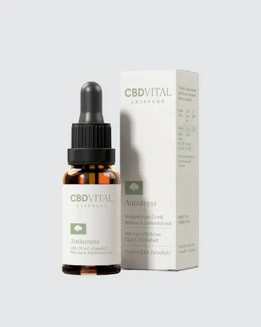 CBD VITAL – Ursprung ANTISTRESS – CBD Öl (500mg) – 20ml