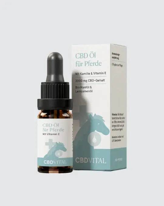 CBD Vital – CBD Hanföl für Pferde 30% 3000mg) – 10ml 