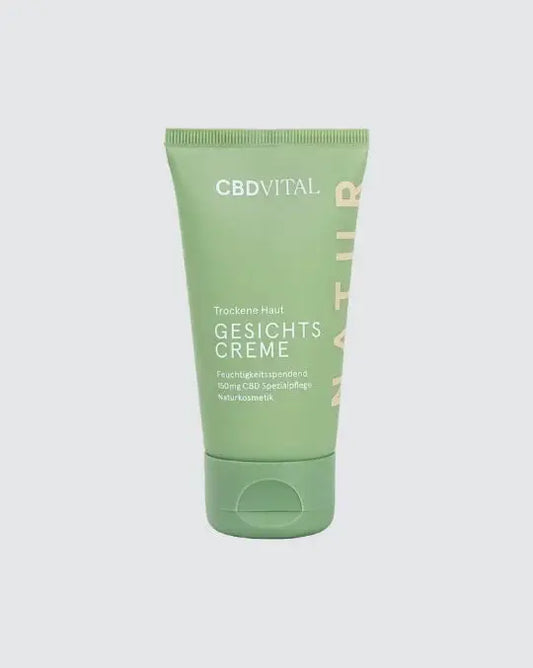 CBD VITAL – CBD Gesichtscreme – Trockene Haut (150mg) CBD 50ml