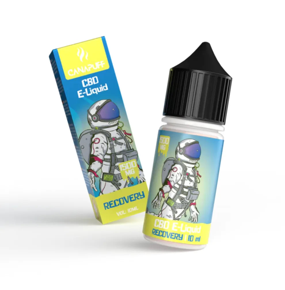 Canapuff CBD Liquid Recovery 1500mg 10ml erdig blumig 15 Prozent CBD 0 Prozent THC kaufen