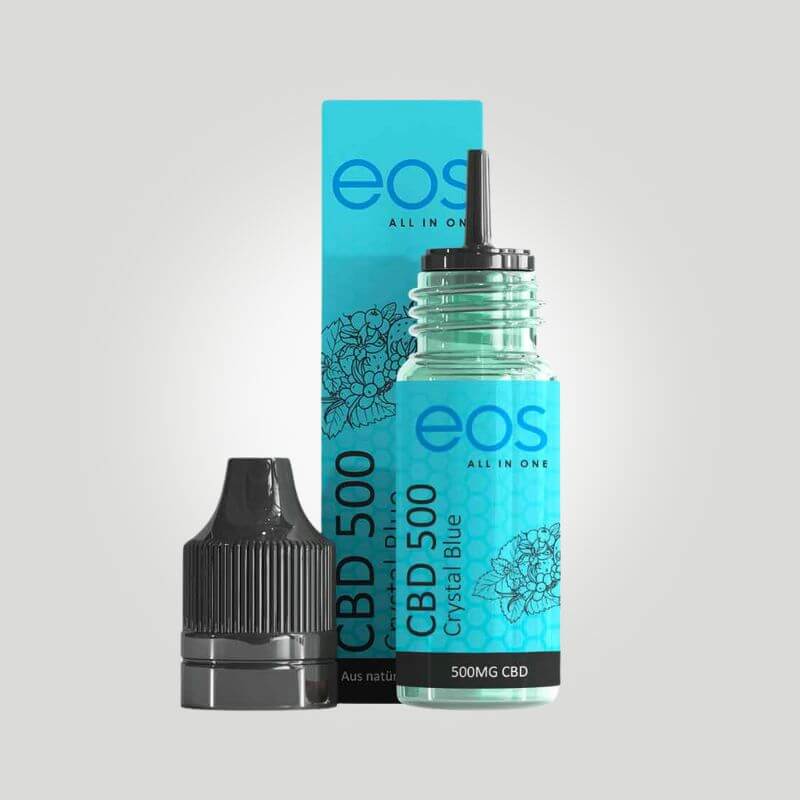 CBD E-Liquids in der Geschmackssorte Crystal Blue 500mg CBD