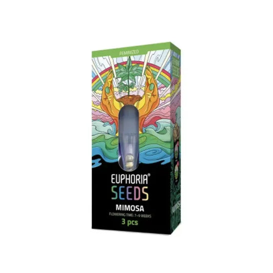 Euphoria Seeds Mimosa feminisierte Samen, Verpackung mit 3 Samen und 7 bis 9 Wochen Blütezeit