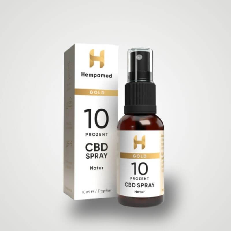 Hempamed 10% CBD Spray Gold