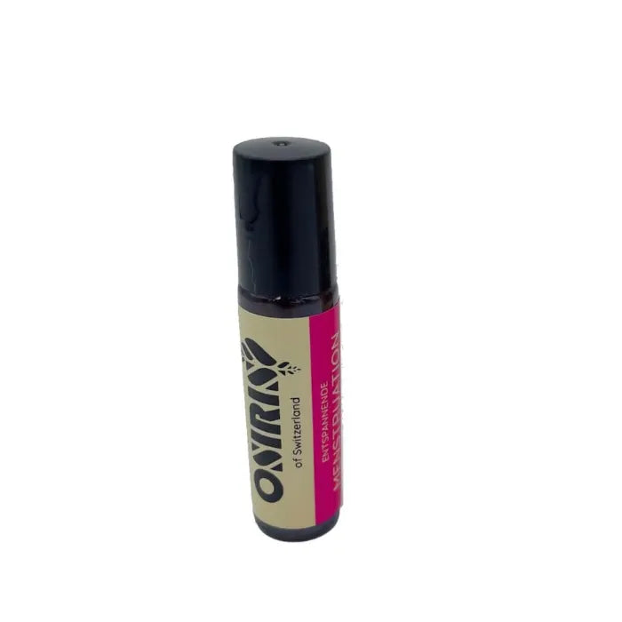 Osiris of Switzerland Menstruation CBD Aromapflege Öl, 10-ml-Roll-on mit schwarzer Kappe