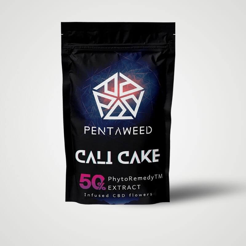 Psycho Cali Cake 50% –  Cannabisblüten Verpackung