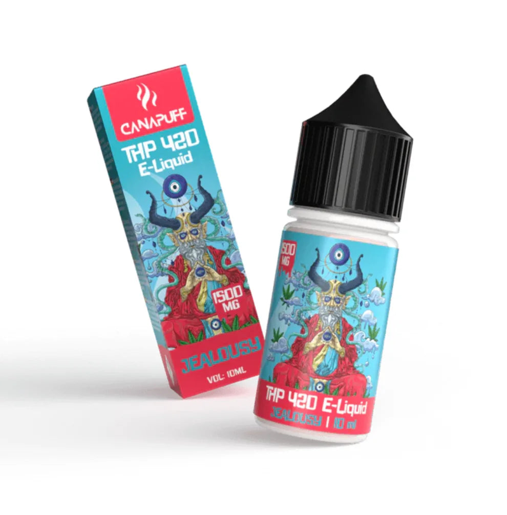 Canapuff THP420 Liquid Jealousy 1500mg 15% 10ml Nachfüll-Liquid Pflaume Kush kaufen KANNOBA