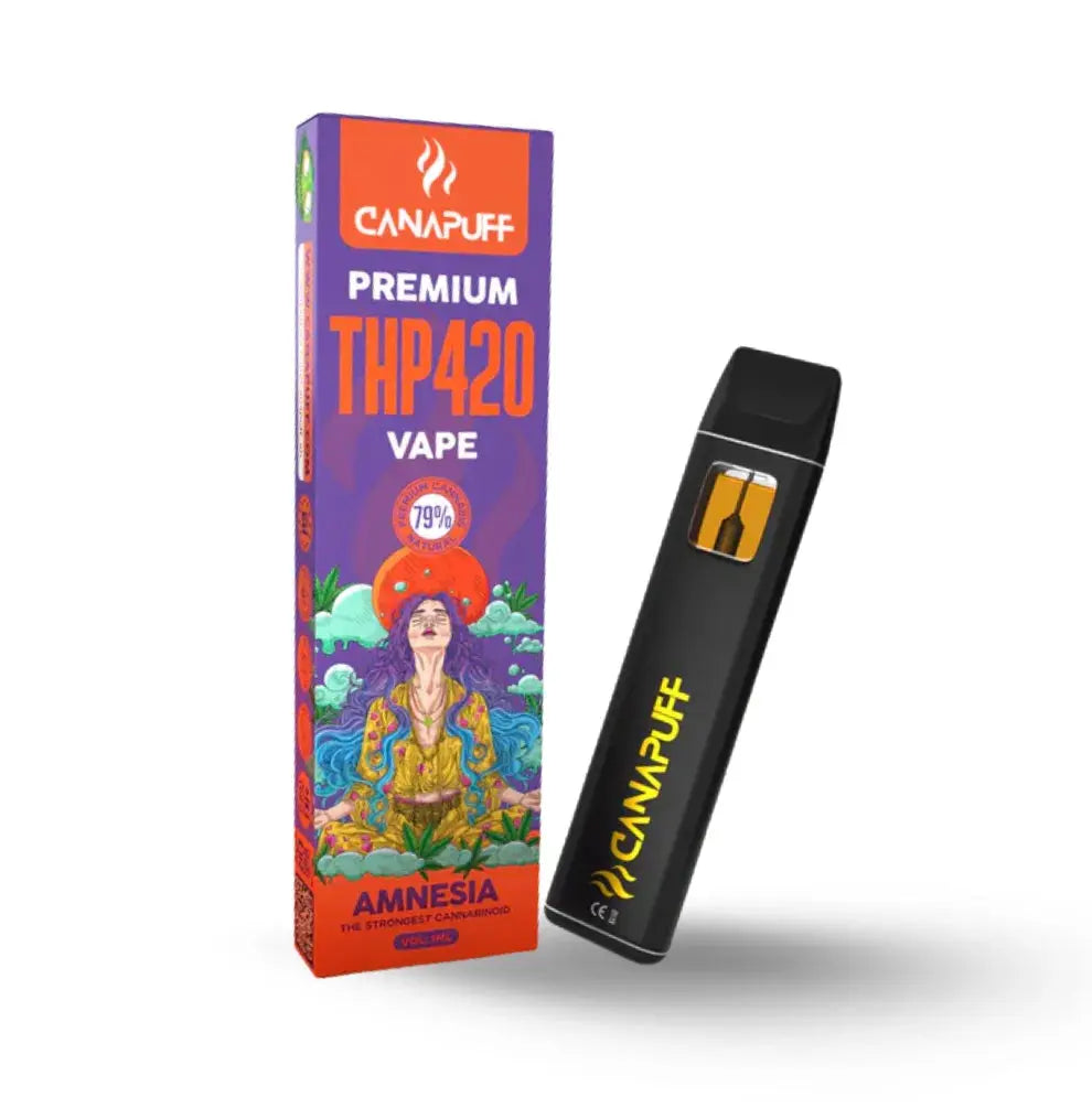 Canapuff THP420 Vape Amnesia 79% 1ml Einweg Vape Pfeffer Fenchel Kräuter auf Lager KANNOBA