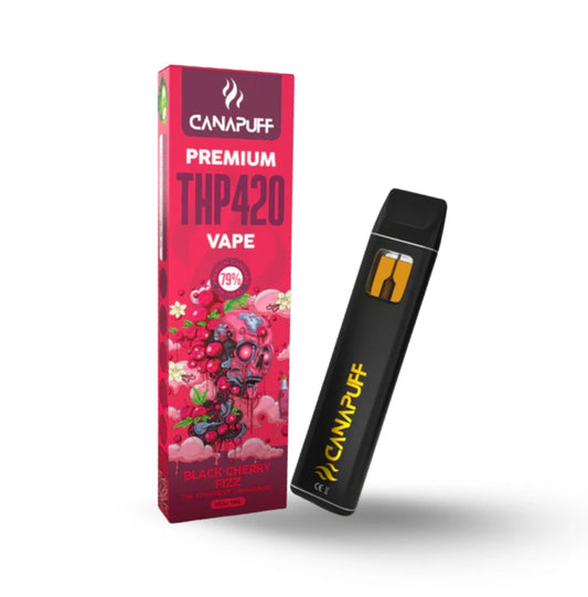 THP420 Vape Black Cherry Fizz 79% 1 ml Canapuff