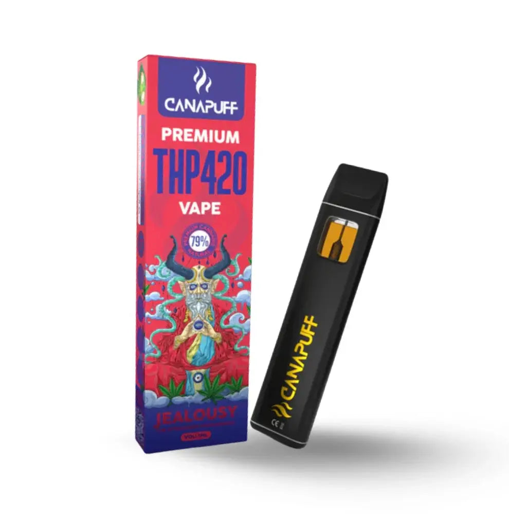 Canapuff THP420 Vape Jealousy 79% 1ml Einweg Vape Pflaume Rosenwasser Kush Sherbert Gelato