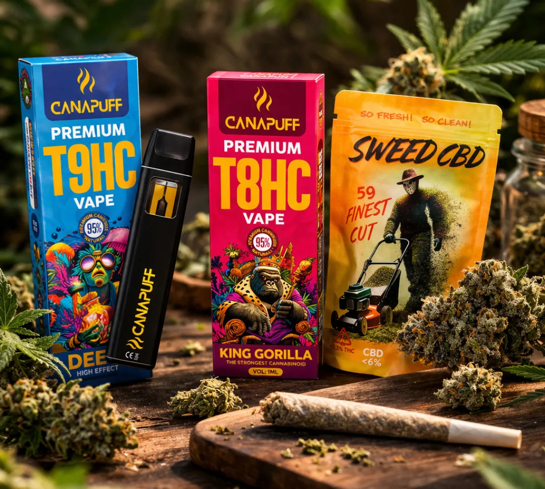 Cannabis Vapes und Blüten kaufen – T9HC und T8HC Vape sowie hochwertige Cannabisblüten im Überblick